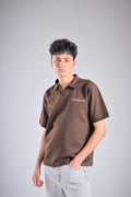 Raha Interlock Polo Shirt - Brown