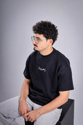 Raha Round Neck T-Shirt - Black