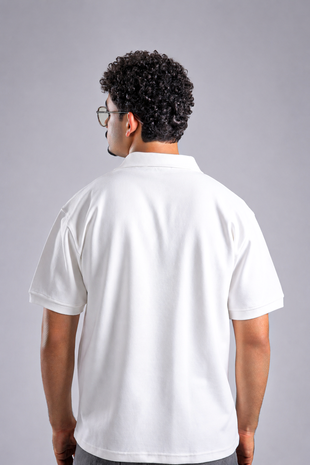 Raha Interlock Polo Shirt - Cream