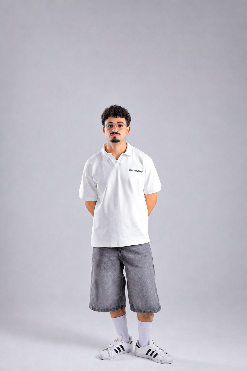 Raha Interlock Polo Shirt - Cream
